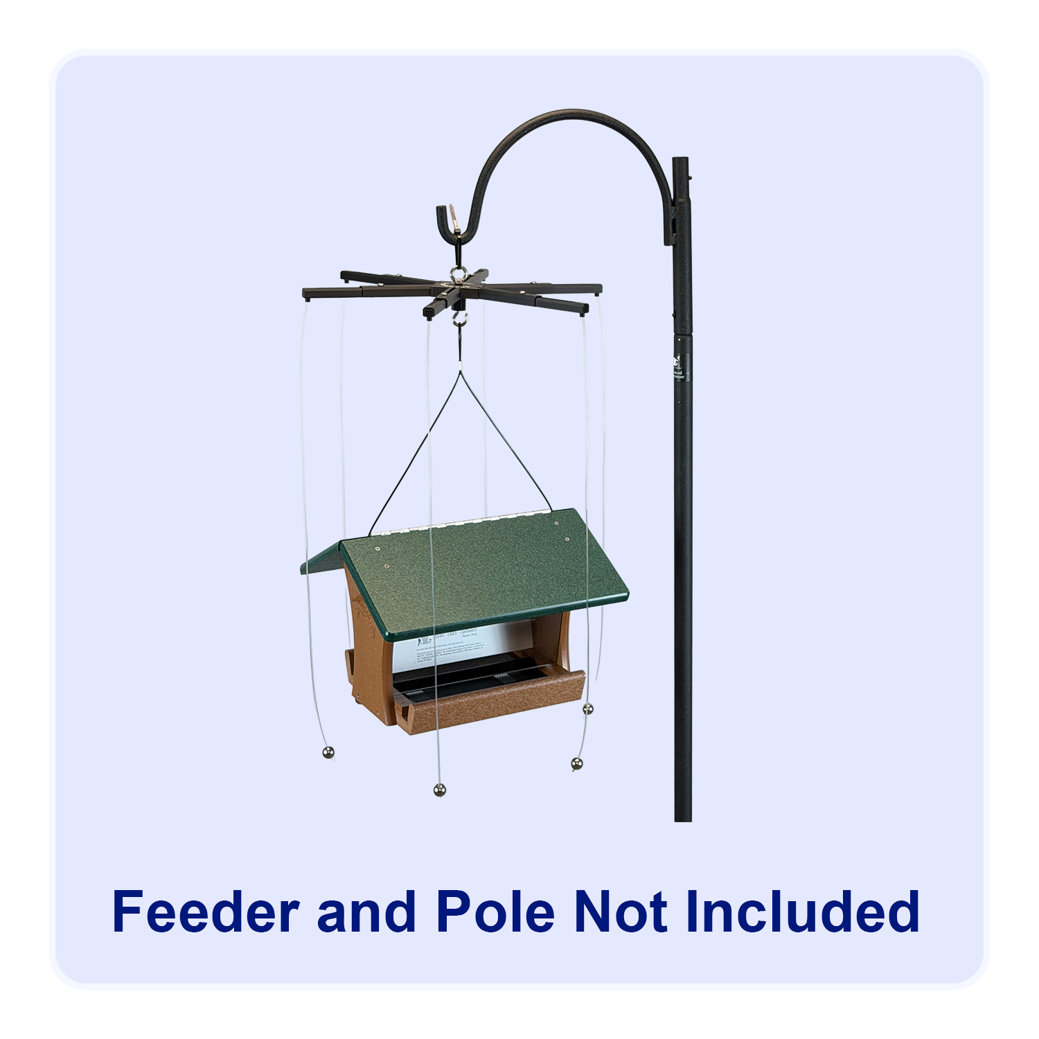Sparrow-B-Gone! for Small/Medium Hanging Rectangular Platform Feeders - Image 10