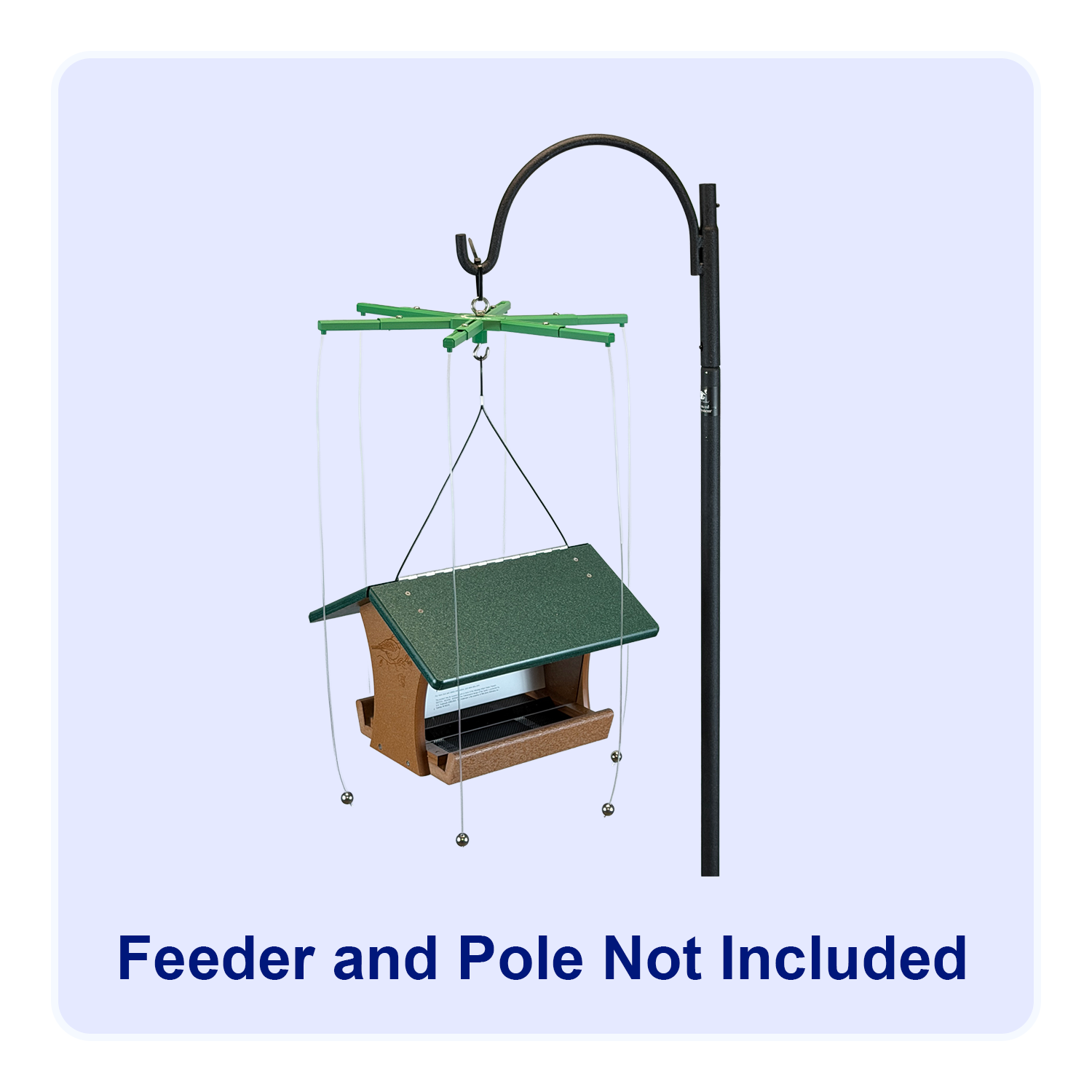 Sparrow-B-Gone! for Small/Medium Hanging Rectangular Platform Feeders - Image 8