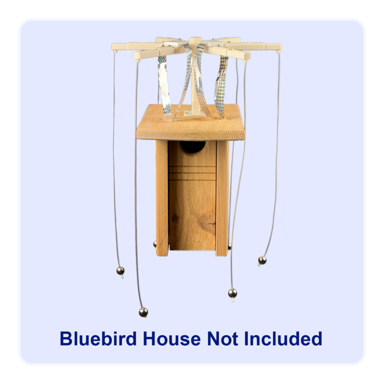 Sparrow-B-Gone! for Bottom_Mounted Bluebird Houses with Flat Level Roofs